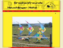 Tablet Screenshot of drachenfreunde.kitehouse.de